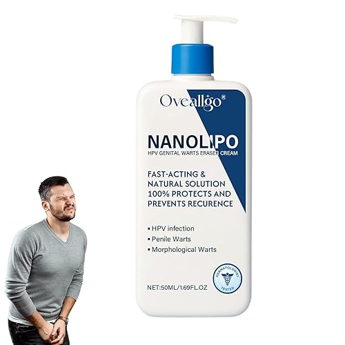 Oveallgo NanoLipo - Crema para borrar, crema profesional para hombres, crema calmante para la piel íntima-1.76 oz, con extractos naturales para todo