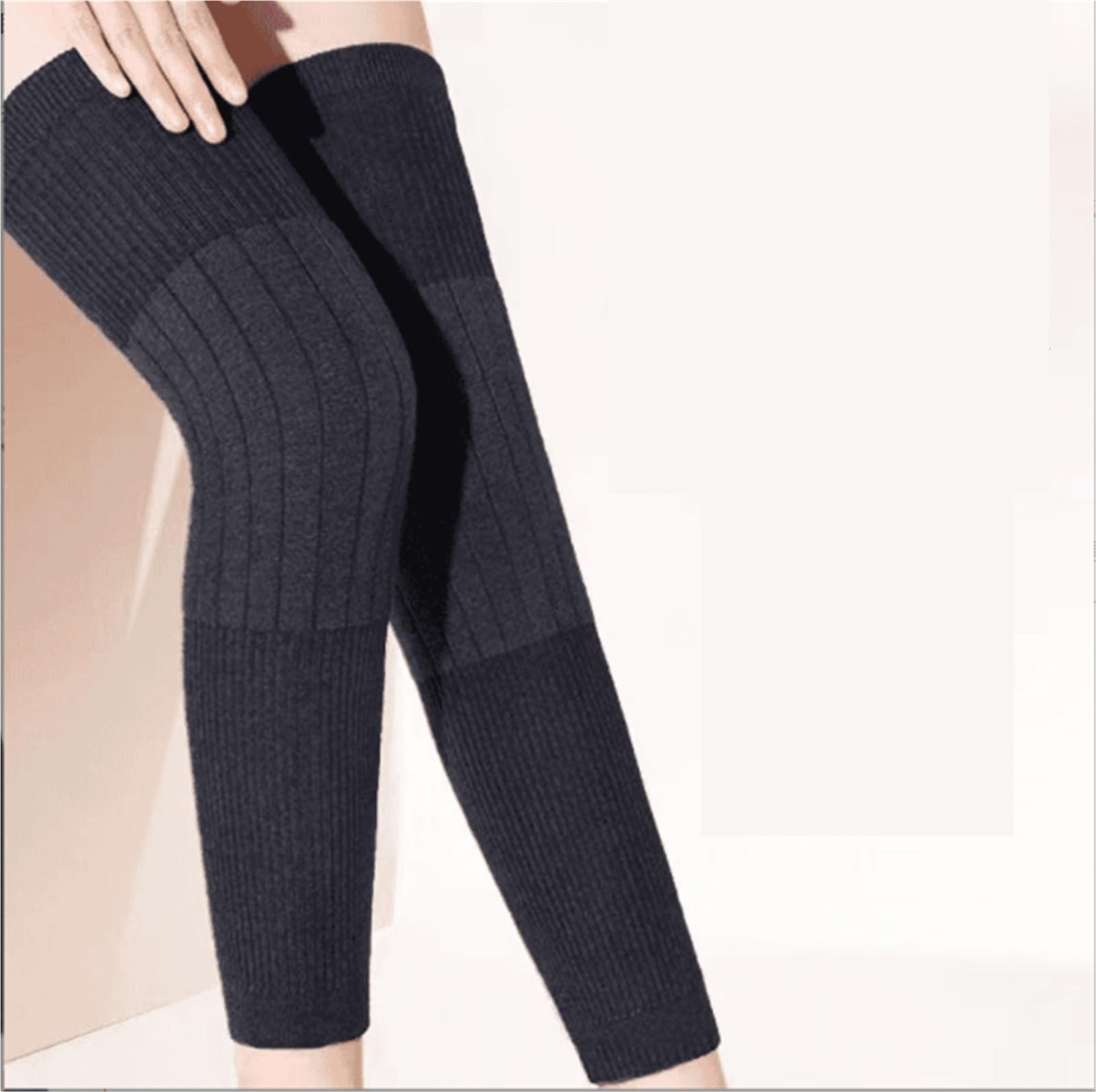 RUVOO Ginocchiere Palestra Ginocchiere Elasticizzate Calde E Traspiranti Unisex for La Protezione del Ginocchio dalla Stagione Fredda Ginocchiera Sportiva