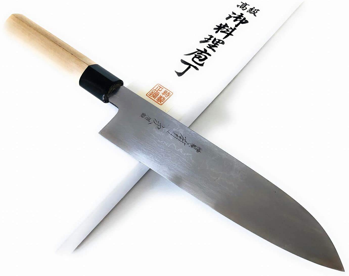 Amazon | 有次 包丁 三徳 ダマスカス 180 mm 青鋼2 築地 ARITSUGU 柄