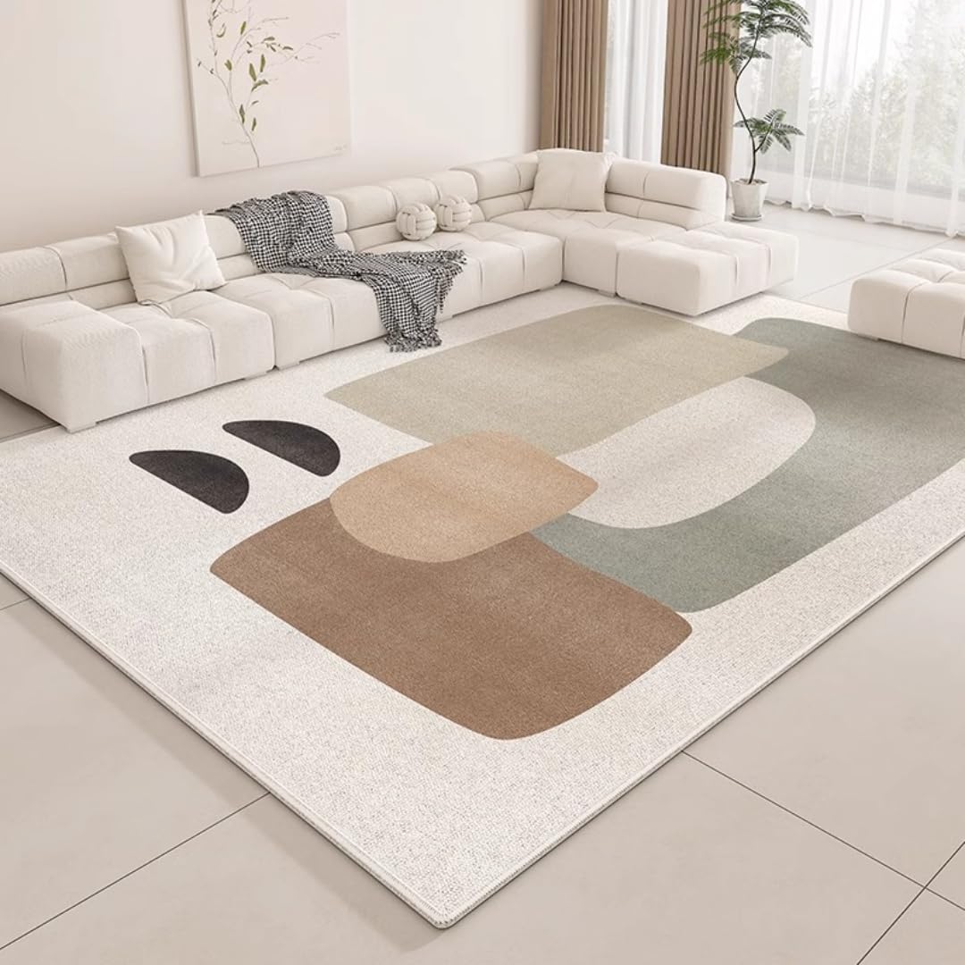 Tapis de chambre crème 80x120 cm douceur incomparable pour votre confort pieds nus