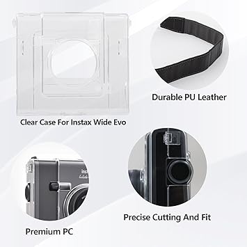 Amazon.co.jp: HIYQIN FUJIFILM チェキワイドEvo用 レンズキャップ付