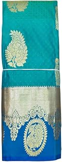 VFCollections Women's Kanchipuram Silk Pure Pattu Sarees With Blouse (VFC115-1) Price In India