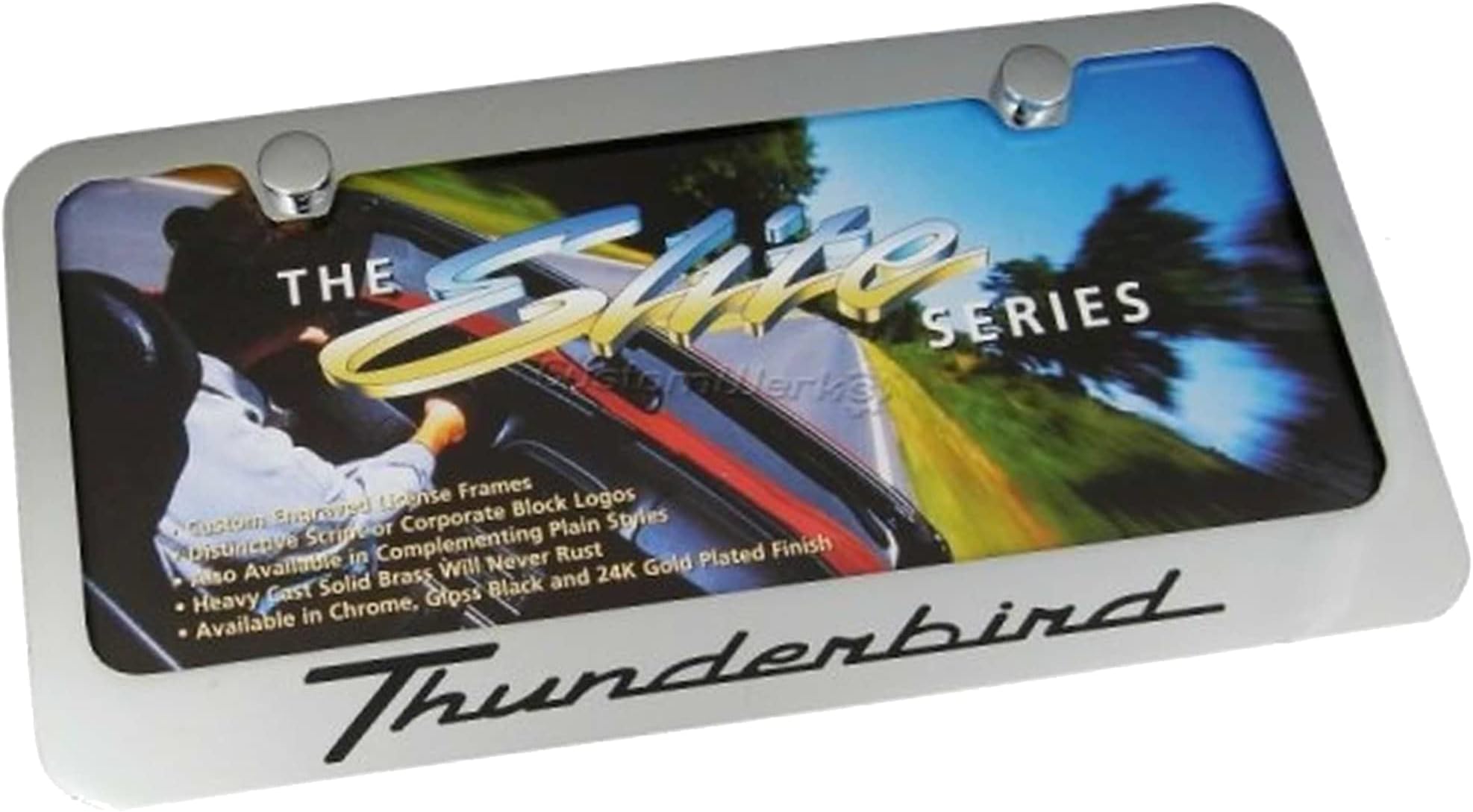 License Plate Frame for Ford Thunderbird (Chrome)