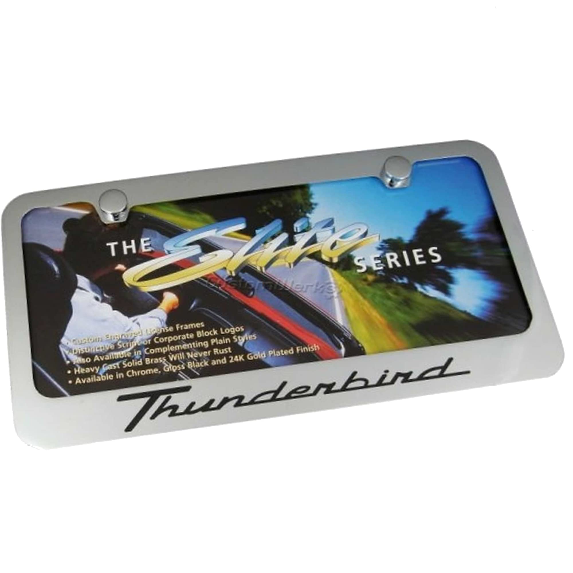 License Plate Frame for Ford Thunderbird (Chrome)