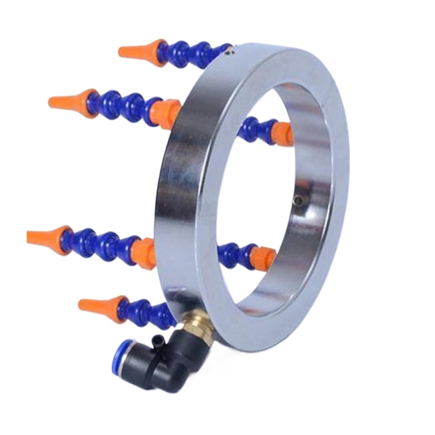 100MM Machine Sprayer Cooler Water Spray Ring with 6 Nozzles Universal Cooling Tool for Industrial Machinery