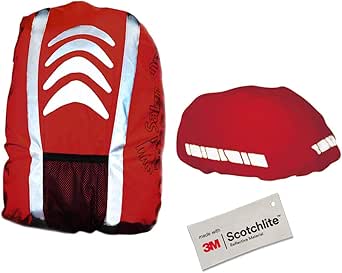 Amazon.com : Salzmann 3M Reflective Backpack Cover | High Visibility ...