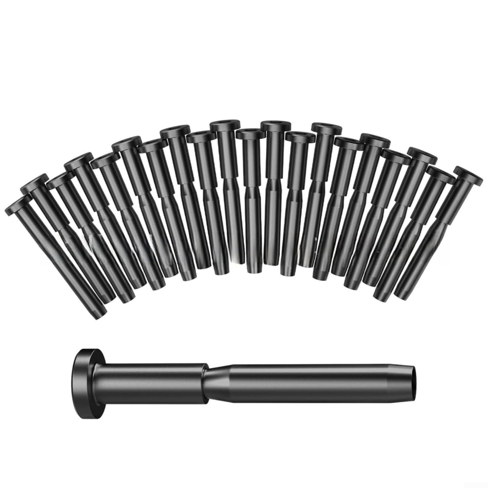 Raccord fileté invisible en inox 316 pour garde-corps épuré