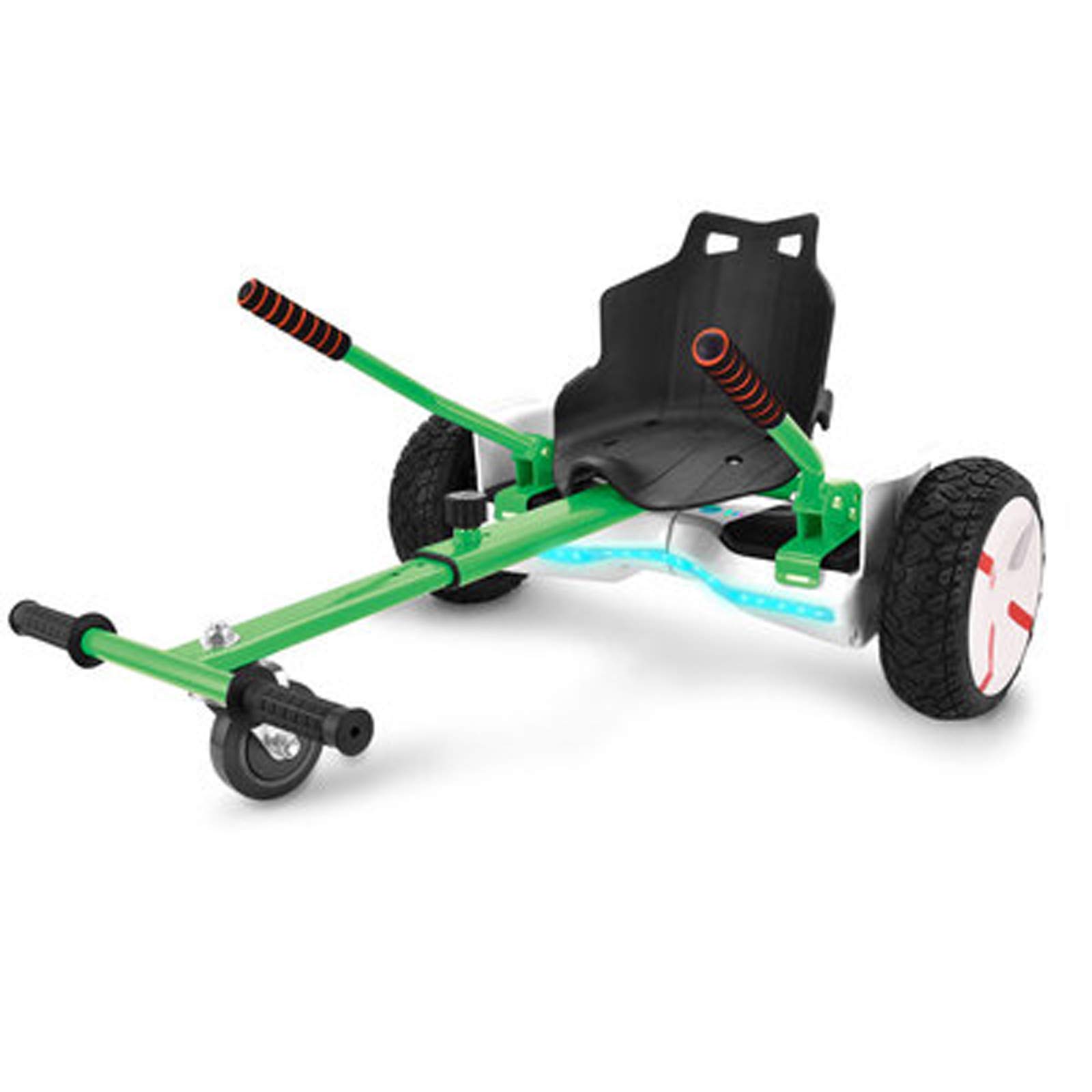 – Hoverboard, Suspension Board Seat Accessories, with Seat Self Balancing Drift Suspension Kart Seat Adjustable Frame Length,Green