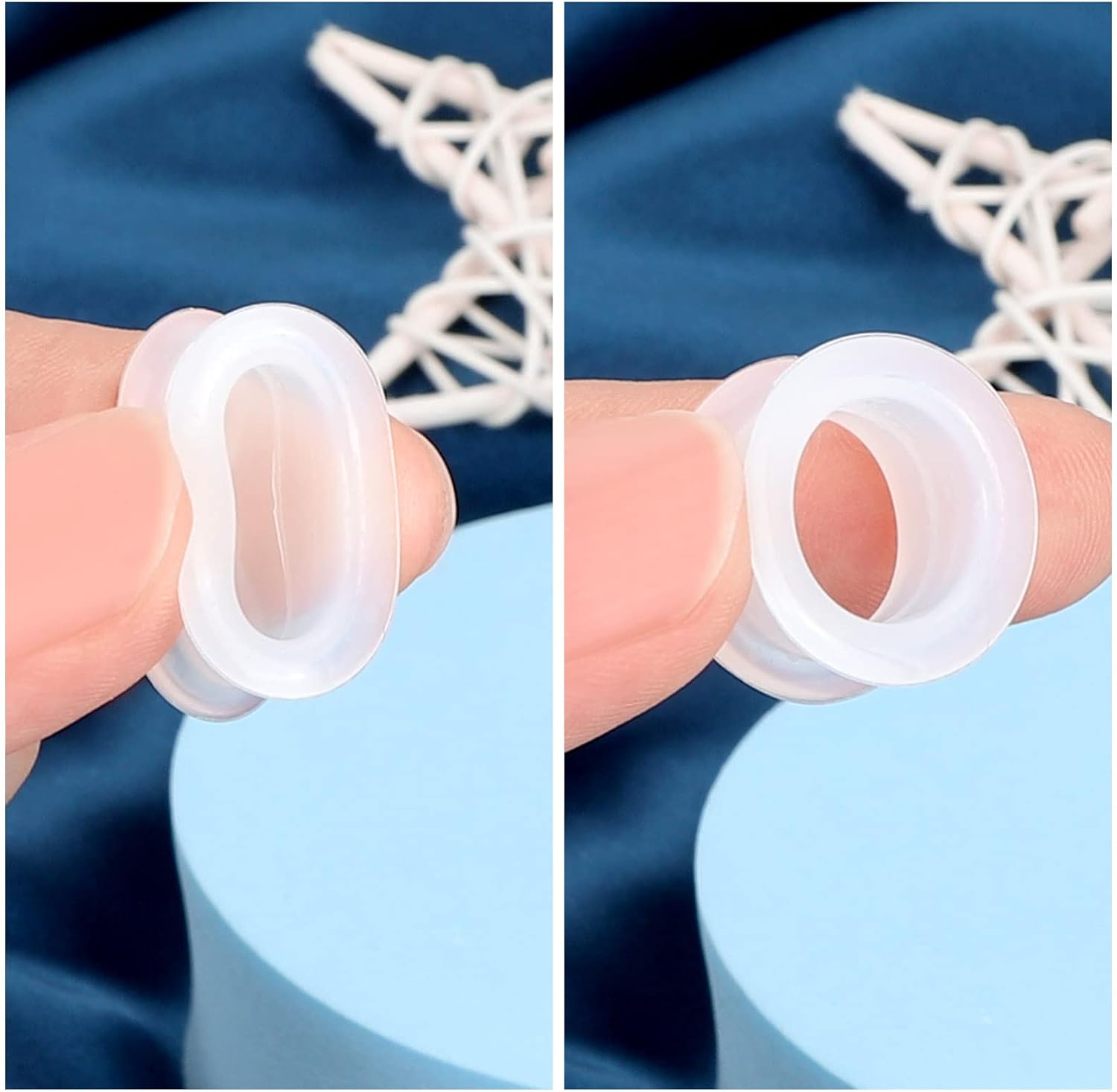 Longbeauty 20pcs Tunnels Kit 2g-1" Silicone Ear Skin Gauges Plugs Ear Expander Stretching Set