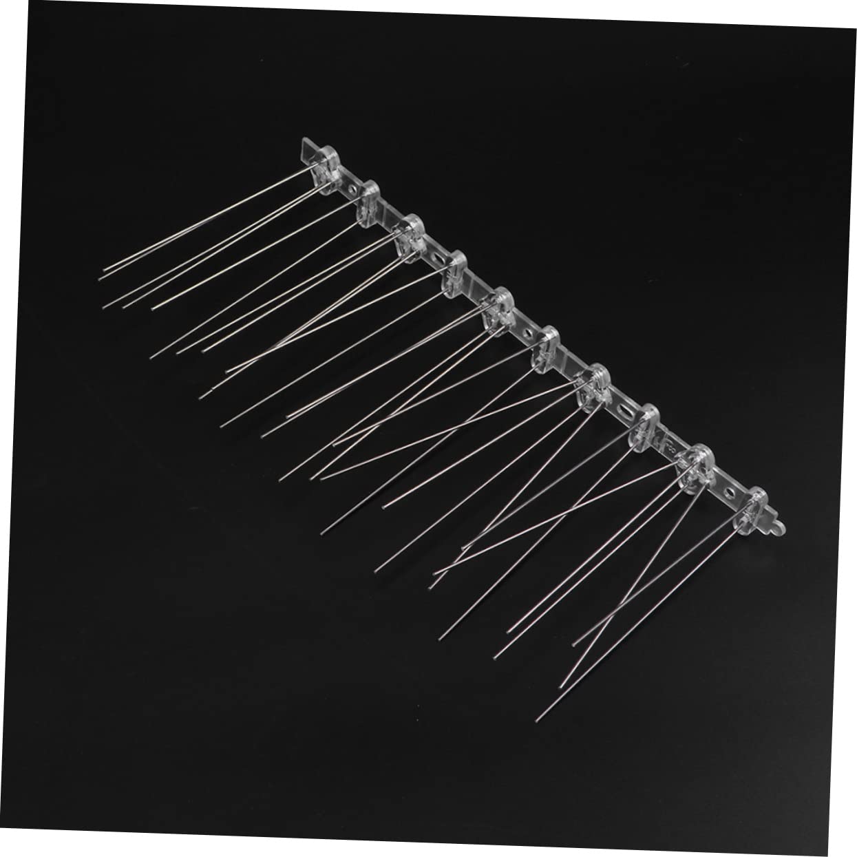 14pezzi Strisce Spike in Acciaio Inox per Recinzioni Anti-piccioni per Deterrenza di Piccioni e Uccelli per Tetti Camini e Superfici Curve