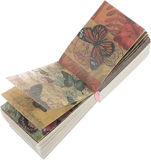 COOPHYA 1 Pocket Base Paper Vintage Stickers Vintage Scrapbook Plant Journal Vintage Journaling Supplies DIY Material Paper Vintage Scrapbook Stickers Card Making Papers Scrapbook Paper