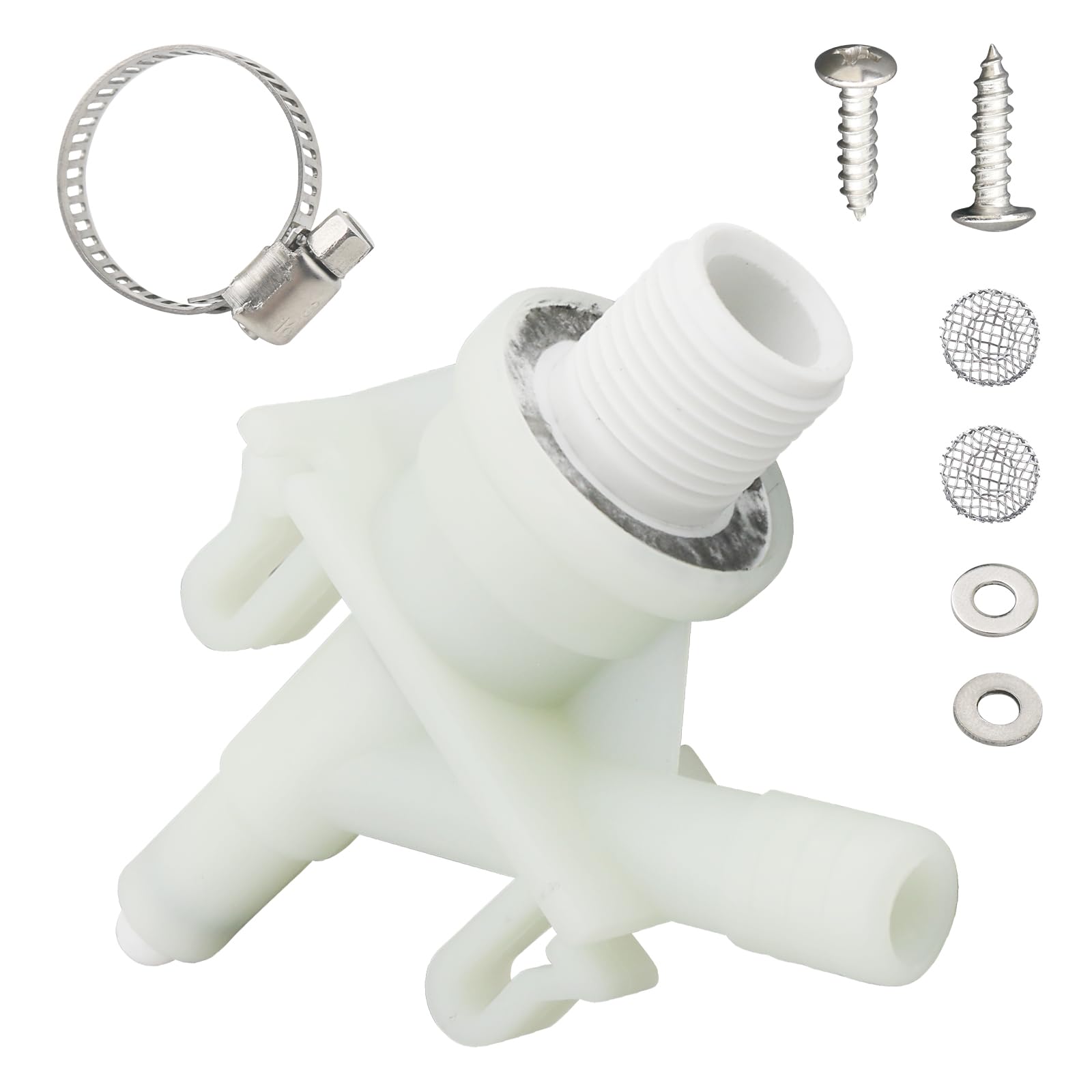 Amazon.com: Osompar 385311641 RV Toilet Water Valve Kit Compatible with ...