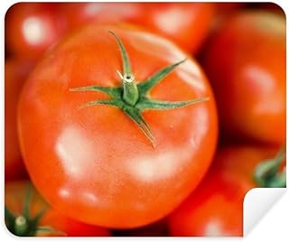 Fresh Temperate Fruit Tomato Picture Cleaning Cloth Screen Cleaner 2pcs Suede Fabric
