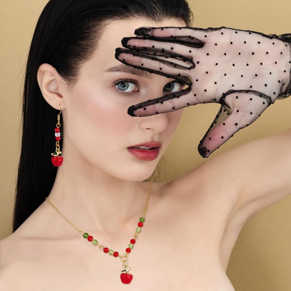 BENECREAT 6Pcs Red Real 18K Gold Plated Brass Pendant, Apple Dangle Charms Pendants Apple Charm with Jump Ring for Making Jewelry Bracelets Necklace Earring DIY Crafts Accessories, 0.6x0.4inch - Image 5