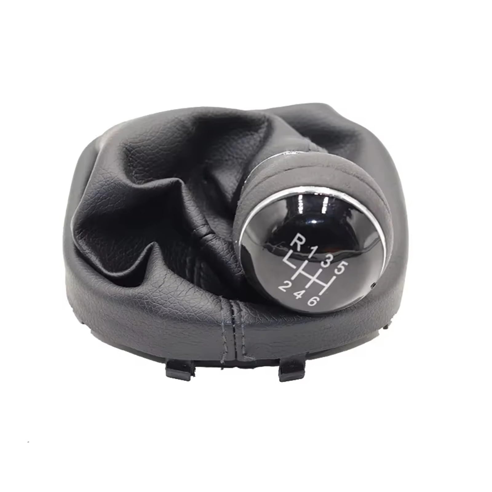 GHQFROP Transmission Gear Shift Knob for VW for Caddy 3 III MK3 2004-2015 Gearbox Gaiter Stick Handles Cover Gear Shift Knob Boot Car Gear Stick Knob(6 Speed)