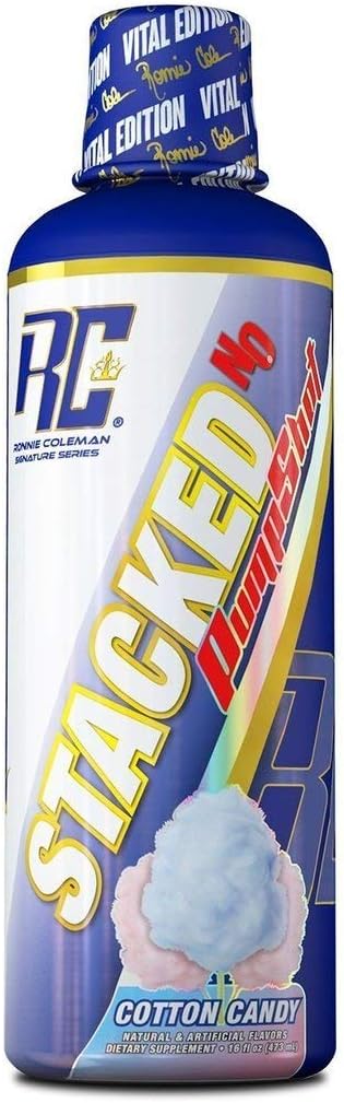 Ronnie Coleman Stacked No Pump Shot 473 ml - Cotton Candy
