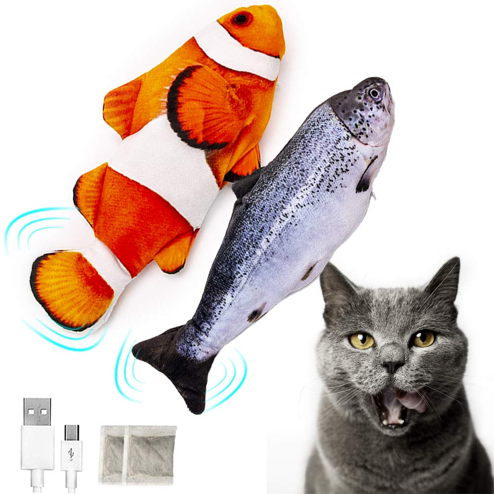 Buy Sofier Floppy Fish Cat Toy Catnip Toys for Indoor Cats Electric Flopping Fish USB