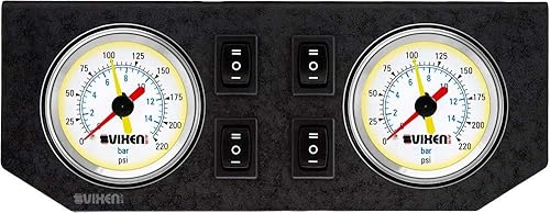 Miniatura 6 de Vixen Air Kit de suspensión para camioneta, bolsa de automóvil, viaje de aire, resorte. Sistema a bordo - Compresor dual de 200 psi, tanque de 5