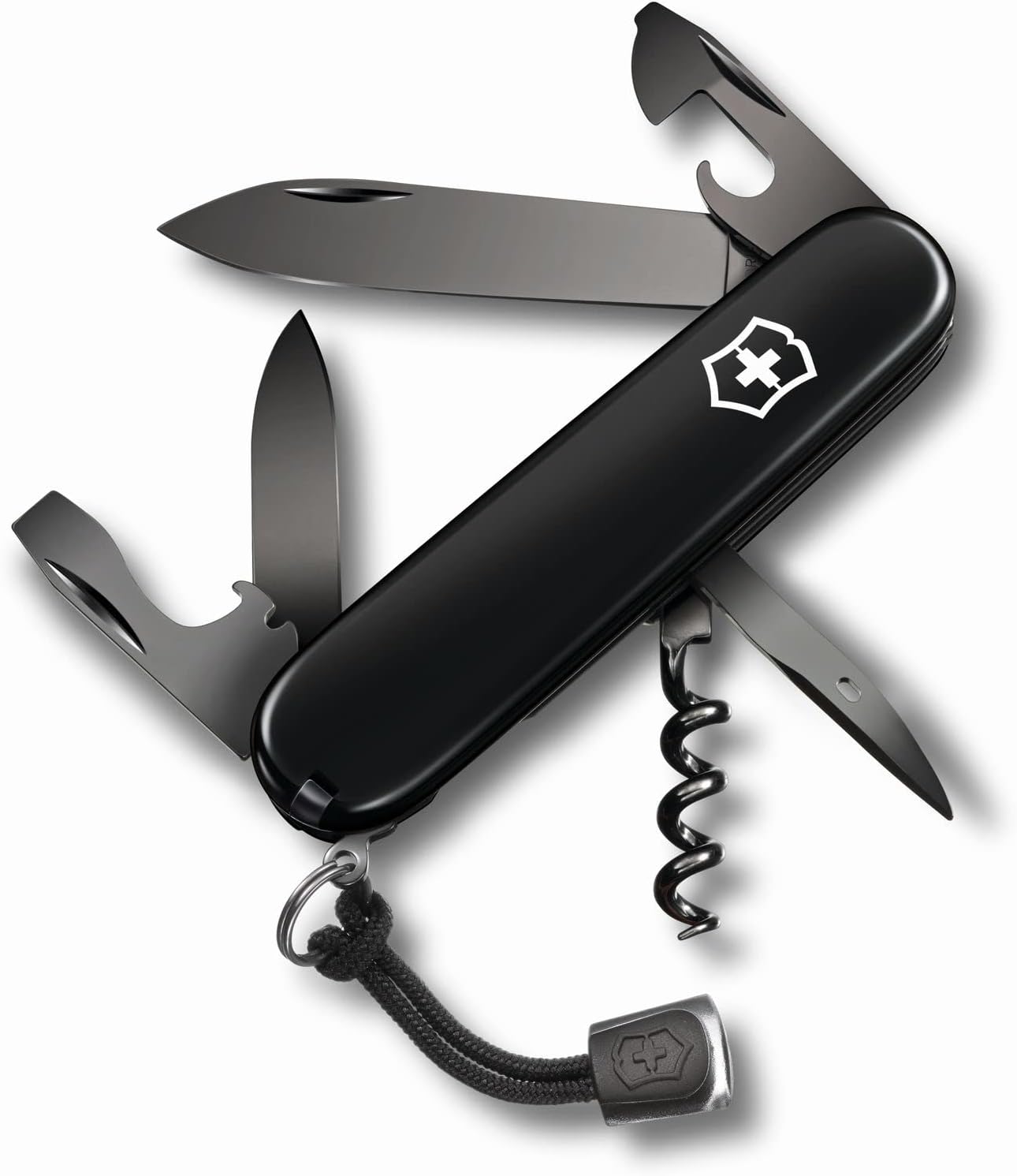 Victorinox Spartan Swiss Army Knife,91mm,Onyx Black, ABS, 1.3603.31P