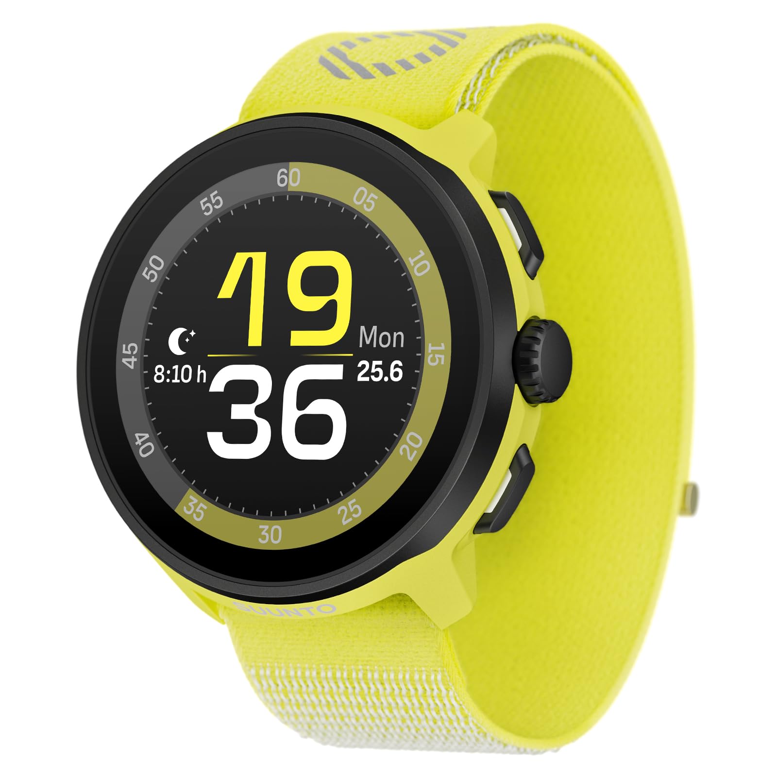 SUUNTO Run Sports Watch, 1.32" AMOLED Touchscreen w/Crown Button, 12D Battery Life, Dualband Accurate GPS, Running Wrist Heart-Rate & Sleep Health