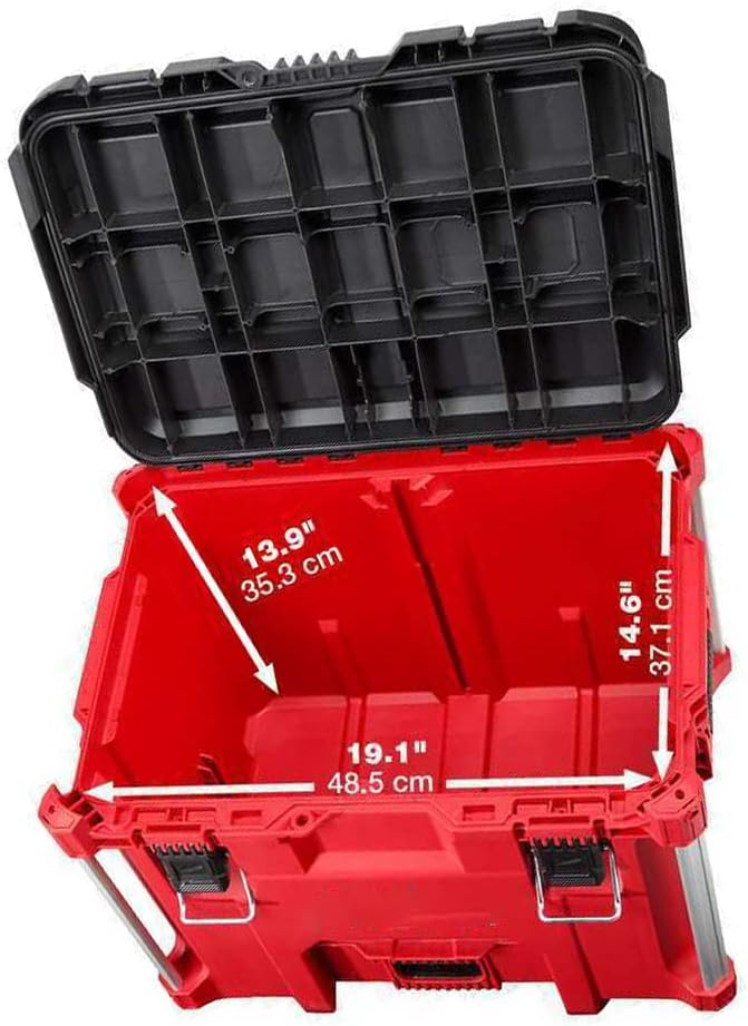 48-22-8429 for Milwaukee PACKOUT Impact-Resistant Polymer XL Tool Box, 100lbs Cap