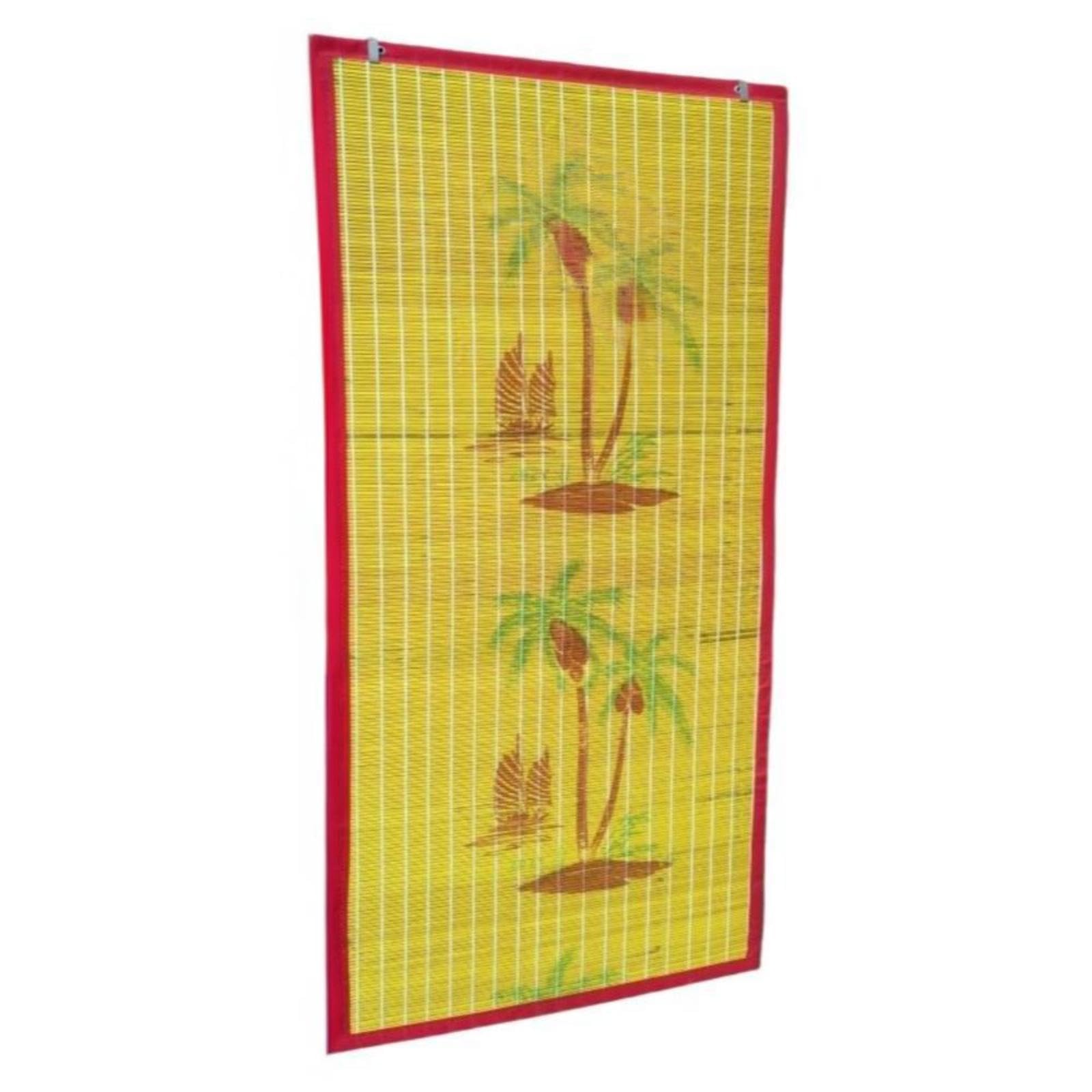 Bamboo Door Curtain, Anti-Screen, Room Divider, Easy to Install 85 200-picture-29