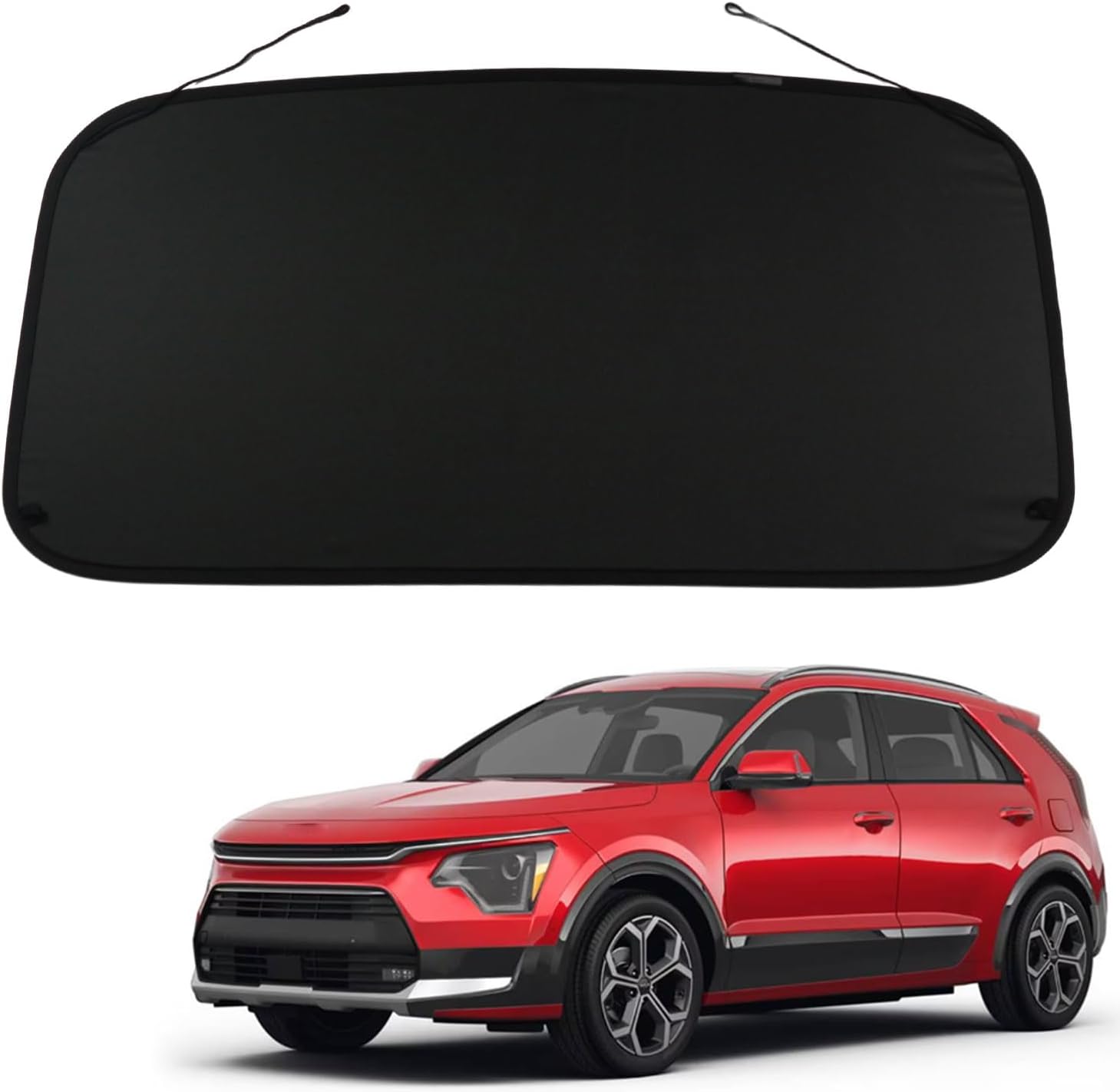 Marretoo for Kia NIRO Cargo Cover 2023 2024 2025 2026 for Kia NIRO Accessories Black Trunk Cover Security Shield Shade