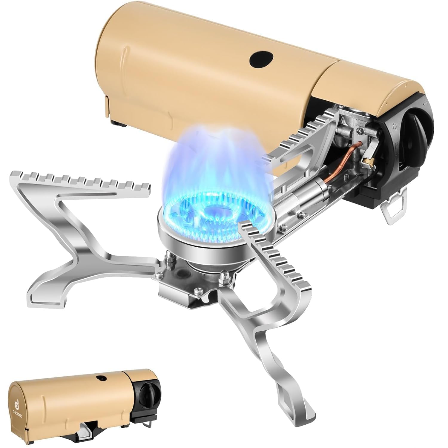 Camping Butane Stove Portable Foldable Cassette Stove with Carrying Bag for Camping Hiking Backpacking Outdoor Cooking Stoves