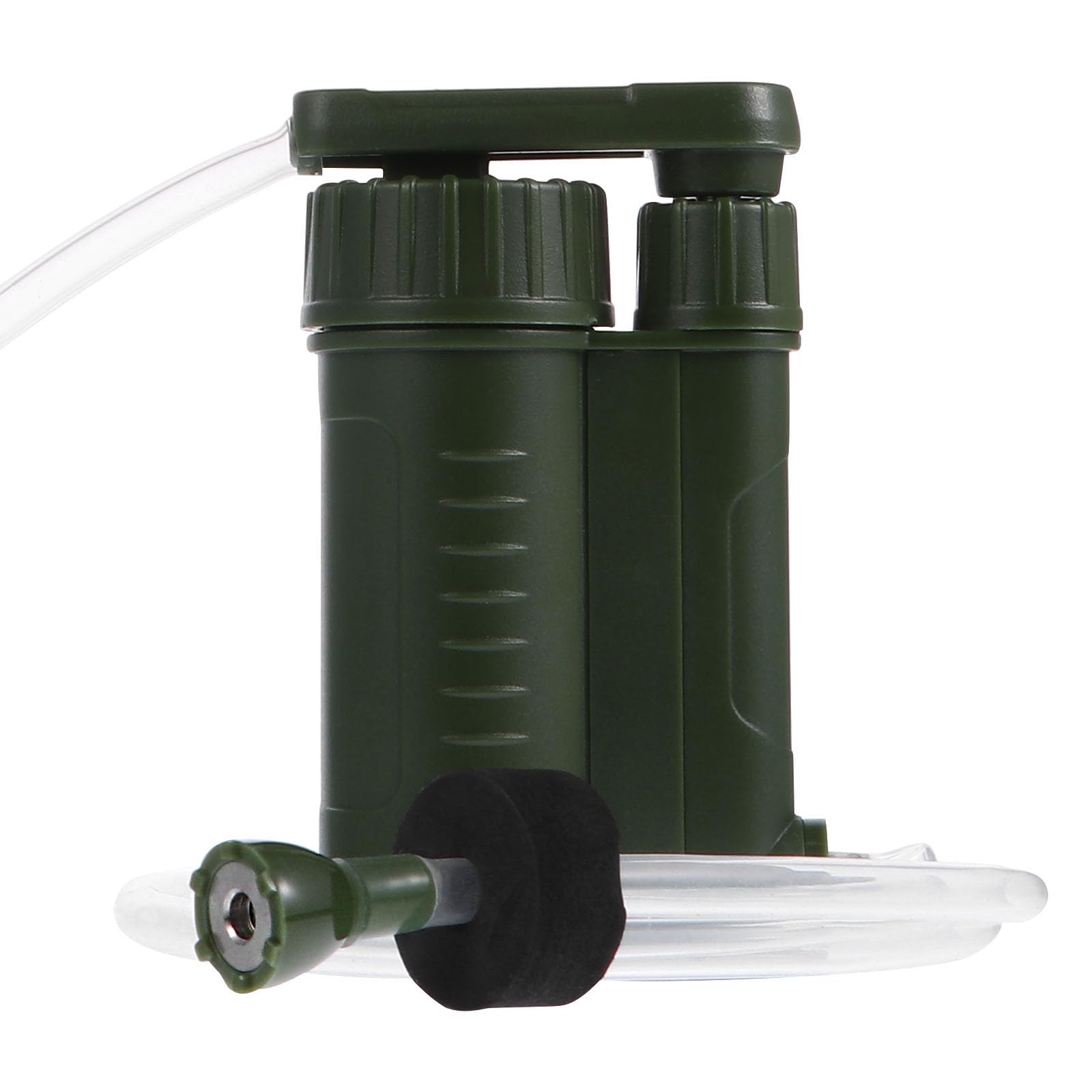 Purificador de Agua Portátil Seguro y Compacto Filtro Abs para Acampar y Emergencias, Adecuado para Actividades al Aire Libre y Senderismo