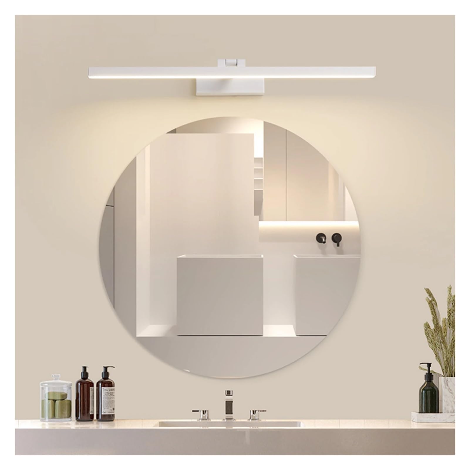 12W 50cm/19,7 cala nowoczesne diody LED kinkiet, AC100-240V łazienka lustro oprawa oświetleniowa kryty zimny biały/ciepły/3 kolory,Długotrwałe użytkowanie