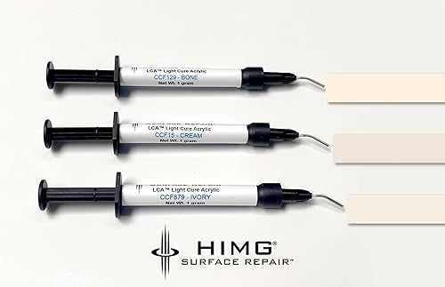 Miniatura 5 de HIMG Surface Repair - Kit de reparación de encimeras de cuarzo, kit de reparación de granito, reparación de virutas para cuarzo, granito, mármol,