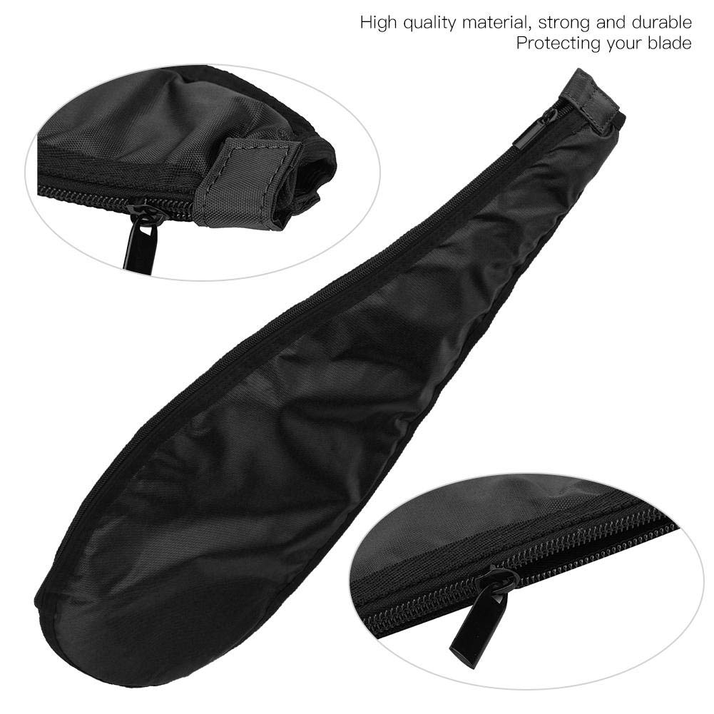 Alomejor Stand Up Paddle Bag para Kayak Paddle Blade Storage Carry Bag Canoa Canotaje Canotaje Rafting Surf （Negro/Azul）(Negro)