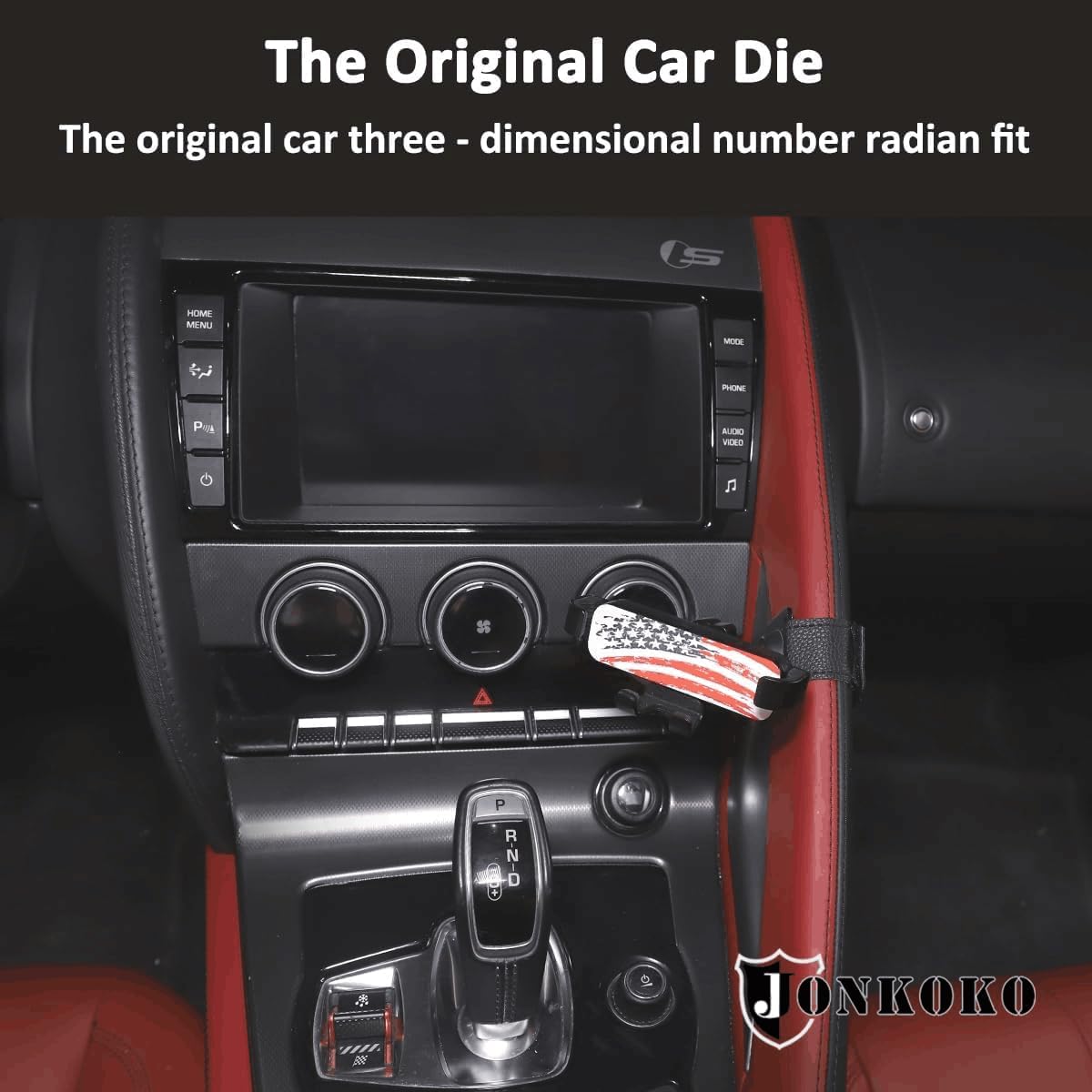 Car Central Control Armrest Car Phone Mount for Jaguar F-Type 2013-2024 Auto Mobile Phone Holder Accessories (Style B)