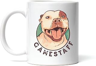 Staffordshire Bull Terrier Dog Gift for Gamestaff Pet Lovers 11oz 15oz White Coffee Mug