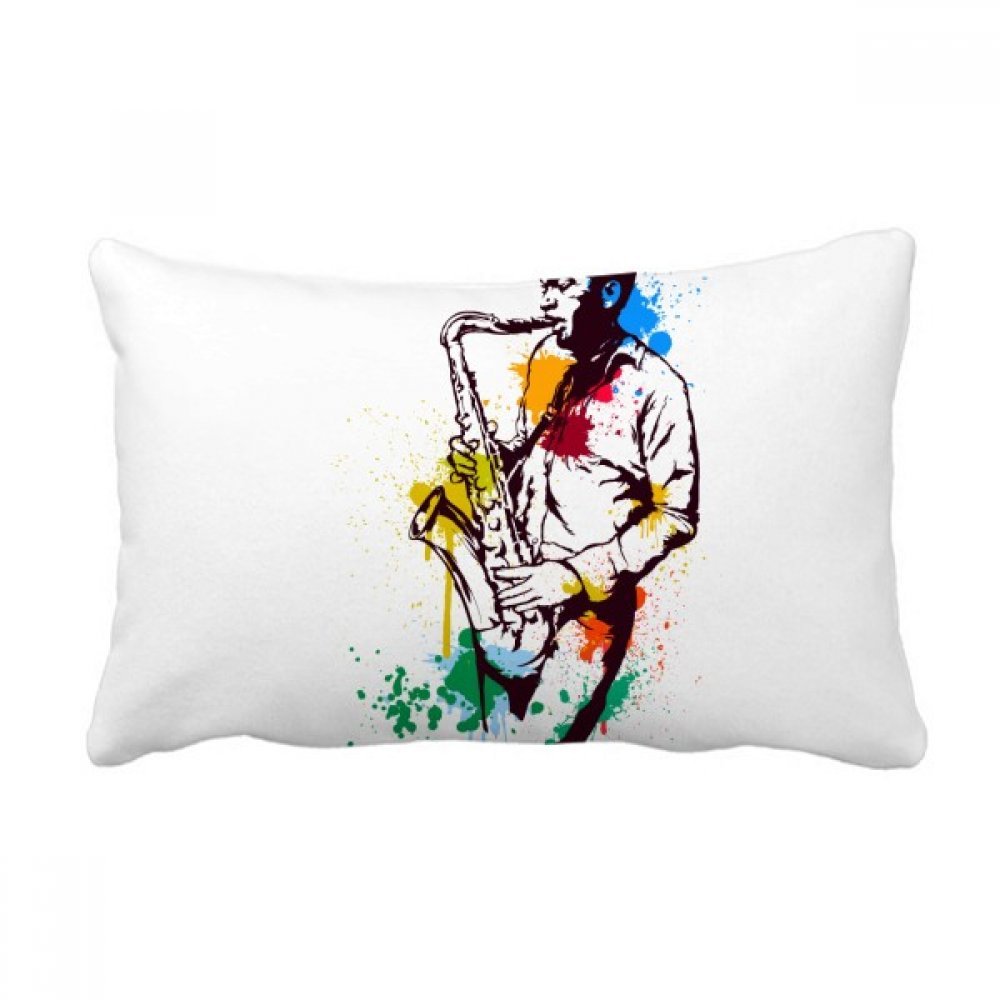 Coussin oreiller lombaire aquarelle multicolor le cadeau de decoration ideal