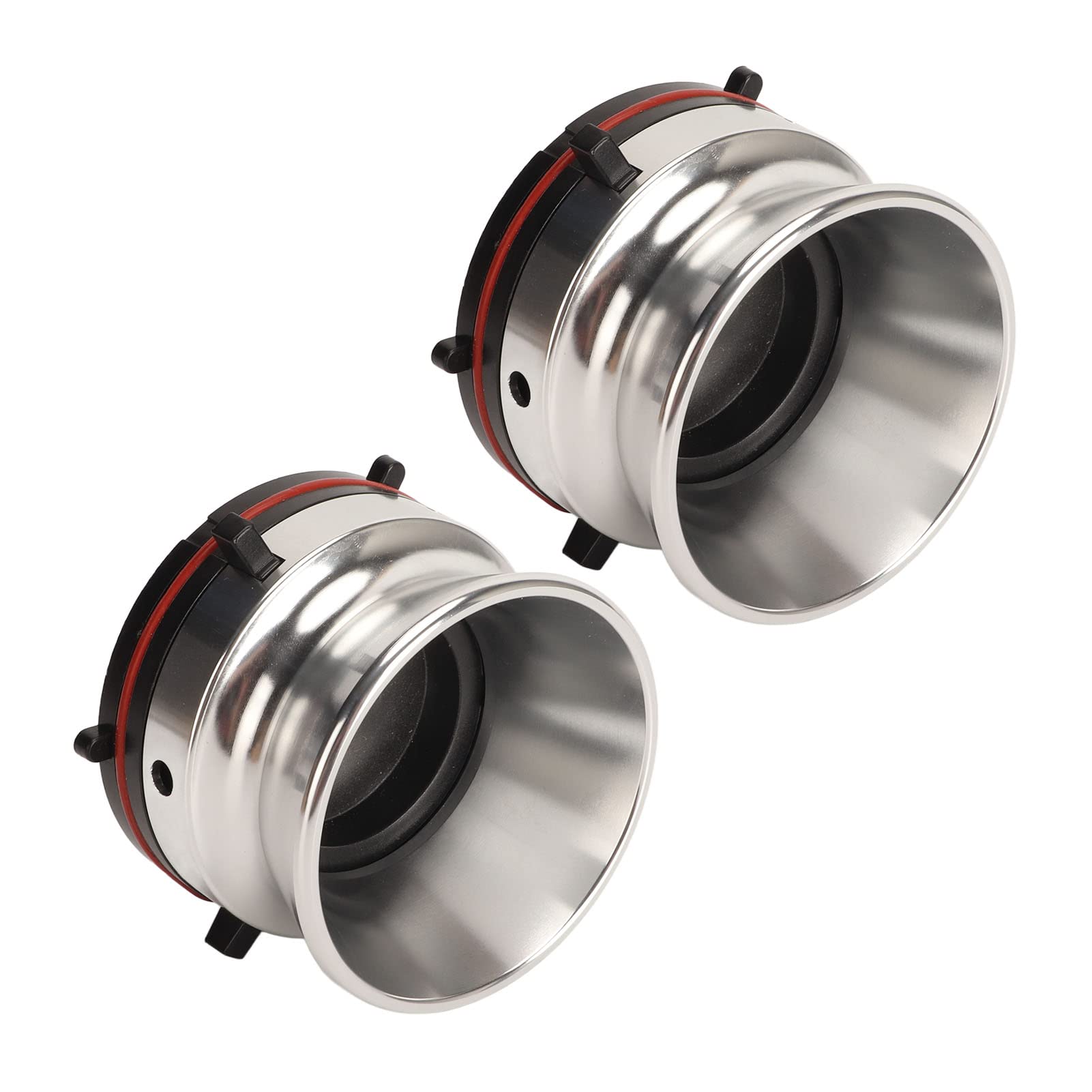 1 par de Adaptadores de Buje Nab, Grabadoras de Cinta de Carrete a Carrete de 10 Pulgadas Adaptadores de Buje de Carrete Nab para Studer , para Akai, para Dispositivo de Buje (Plata)