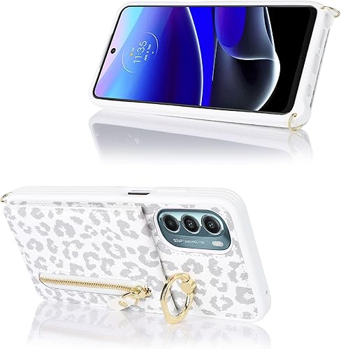 Miniatura 6 de Jaorty Funda para Motorola Moto G Stylus 5G (2022) para mujer con tarjetero de 6.8 pulgadas XT2215, funda para Moto G Stylus 5G (2022) con correa,