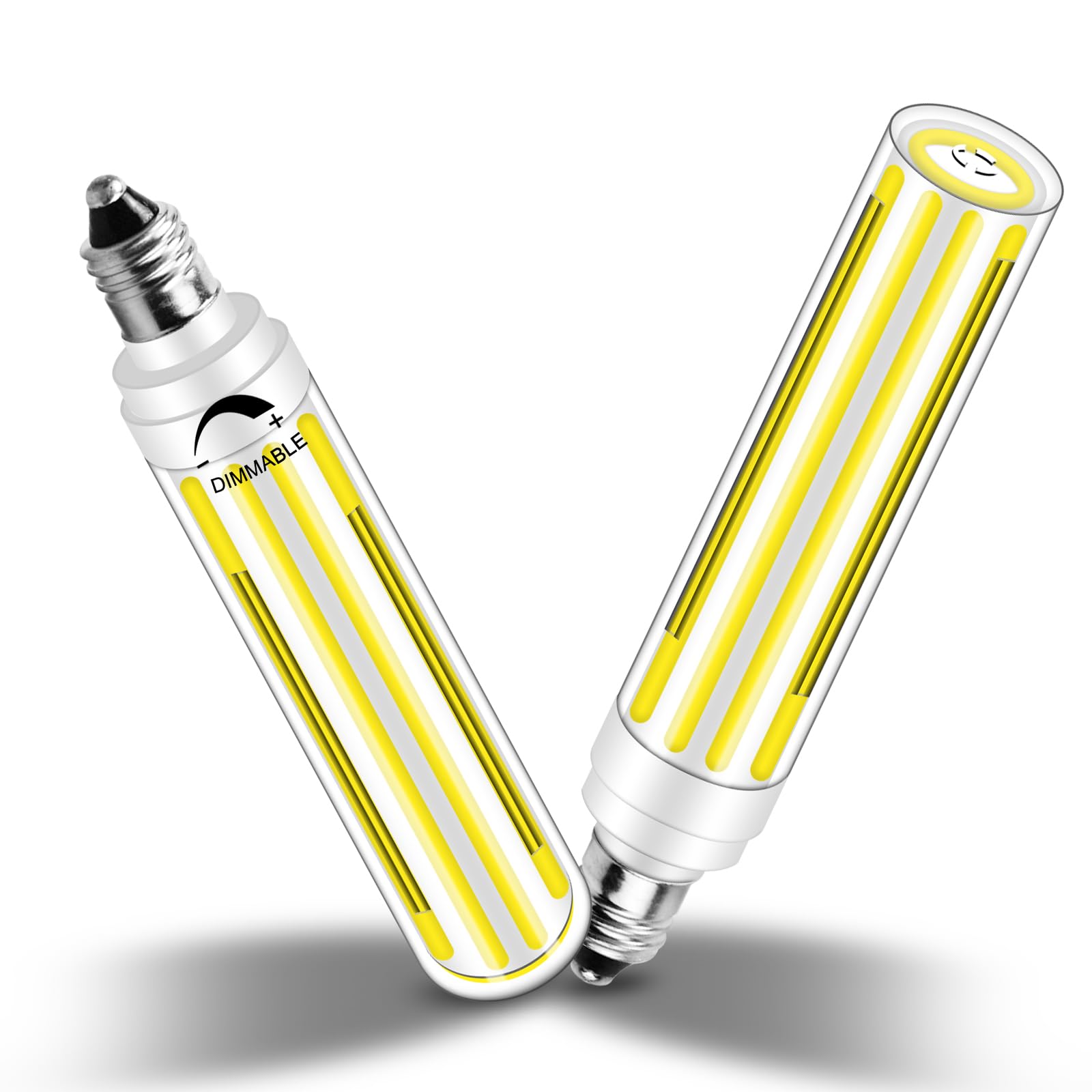 JDE11 LED Bulb 10W Dimmable 100W 120W Halogen Equivalent, 2 Packs