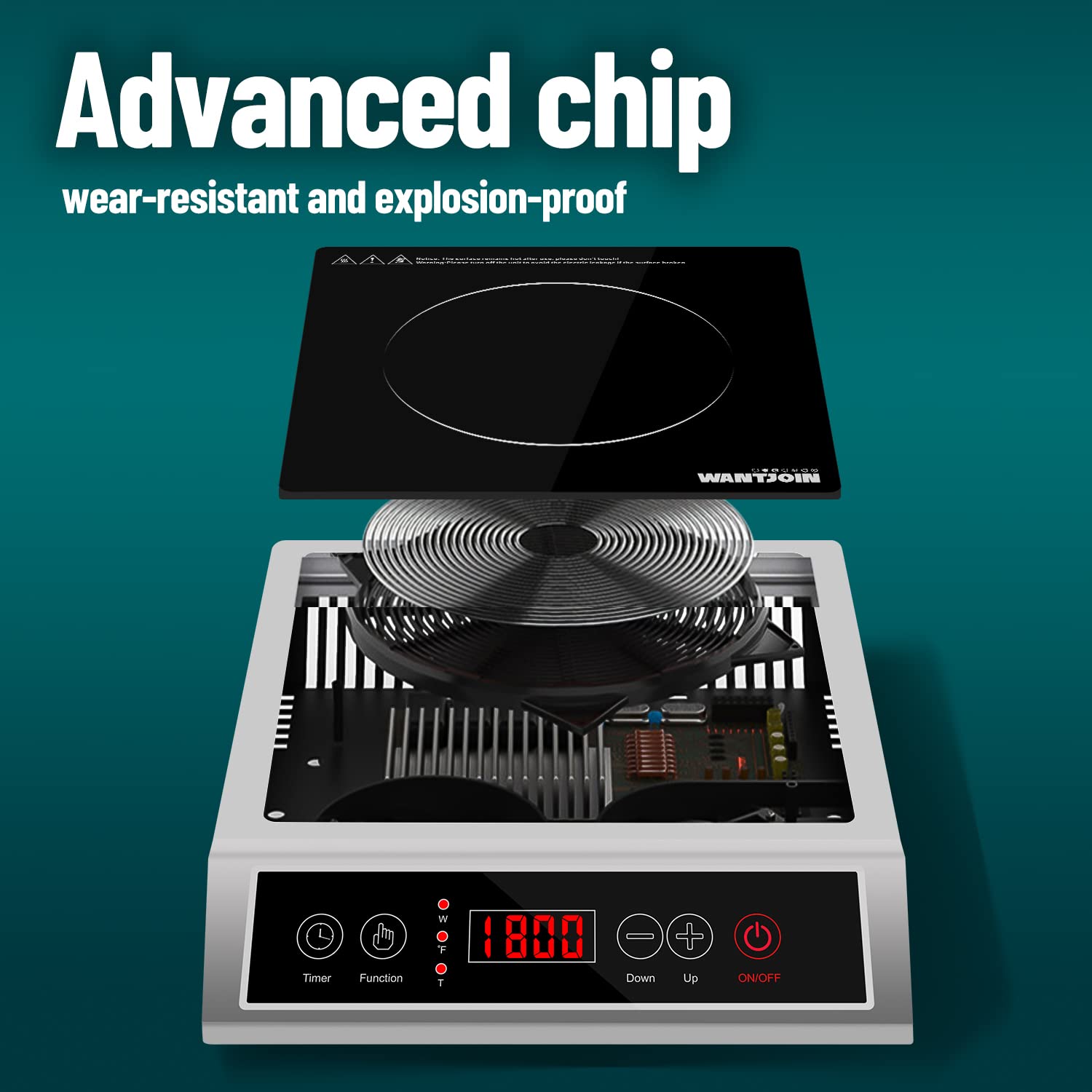 Buy WantJoin Induction Cooktop Commercial Countertop Induction Cooker