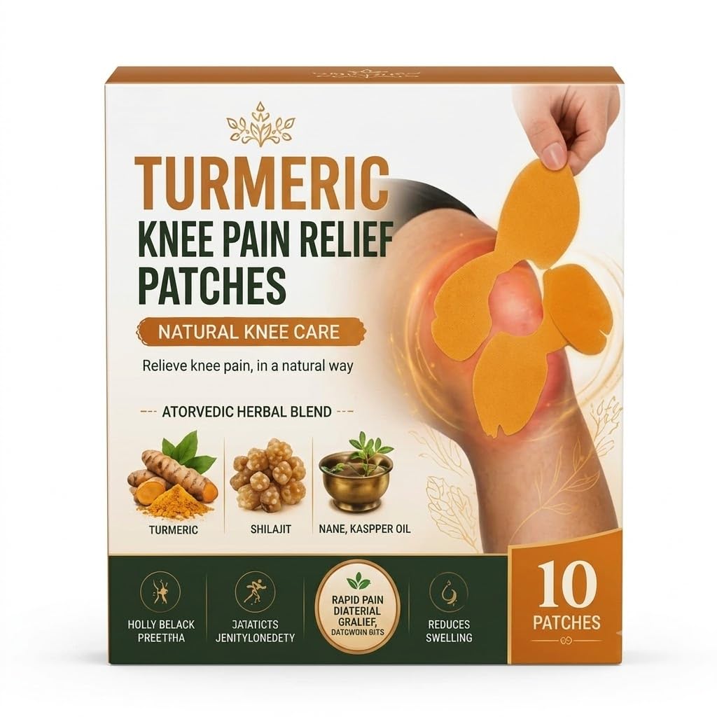 Herbal Turmeric Knee Patches for Adults Adhesive Wellness Pads with Botanical Blend featuring Shilajit Plant Oils Natural Ingredients Daily Joint Care Comfort Support Active Living Routine — Amazon image 10