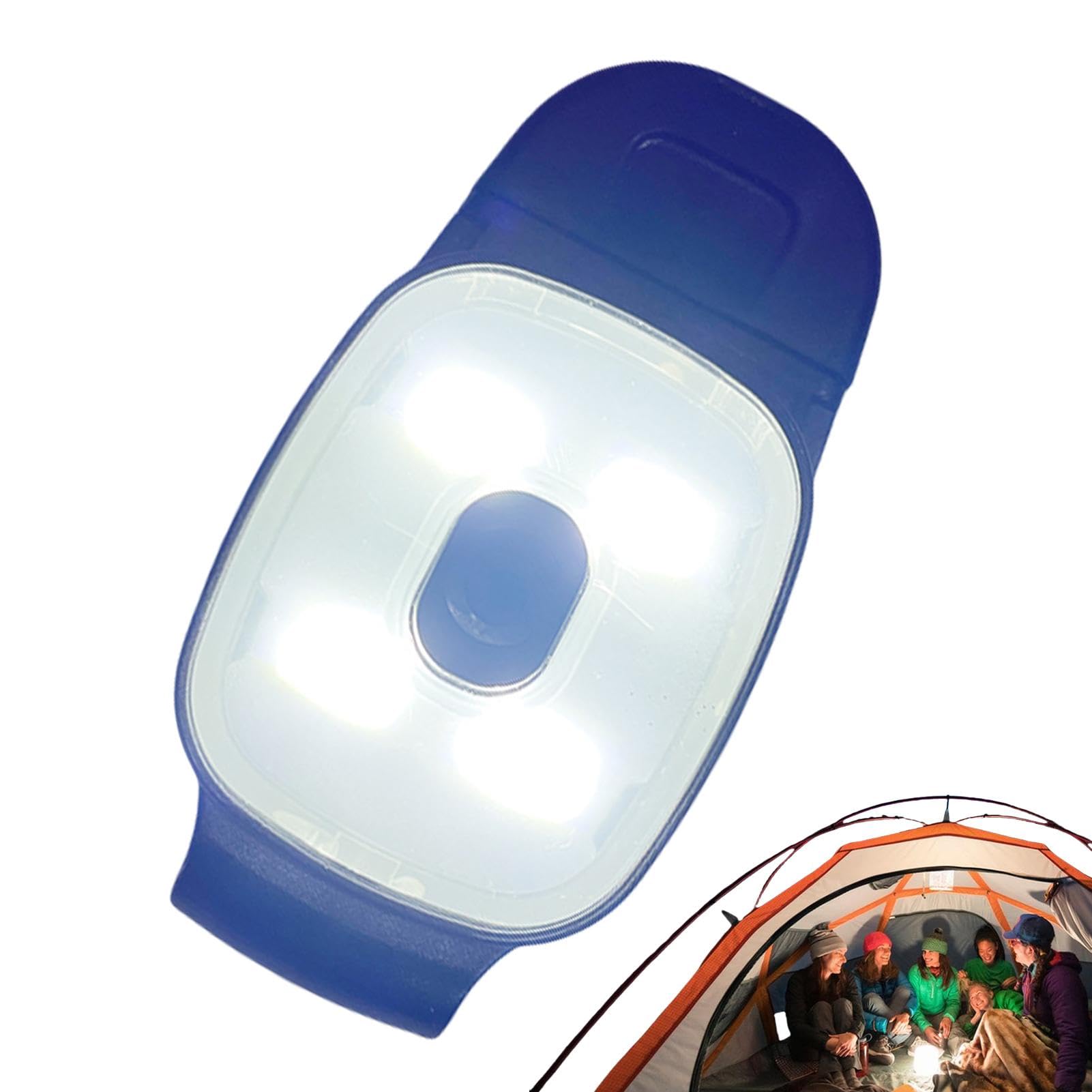 Teksome Luci da corsa indossabili, torce a LED ricaricabili con clip, luce da jogging indossabile, luce da corsa portatile per attività all'aperto