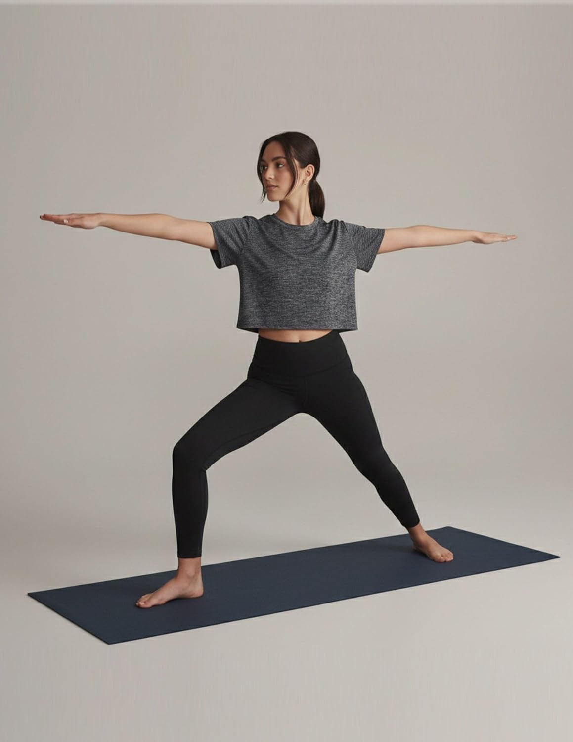 5 Pack Women’s Loose Fit Crop Tops- Dry Fit Athletic Short Sleeve Workout T-Shirts Yoga Running Gym Casual Tees - Image 6