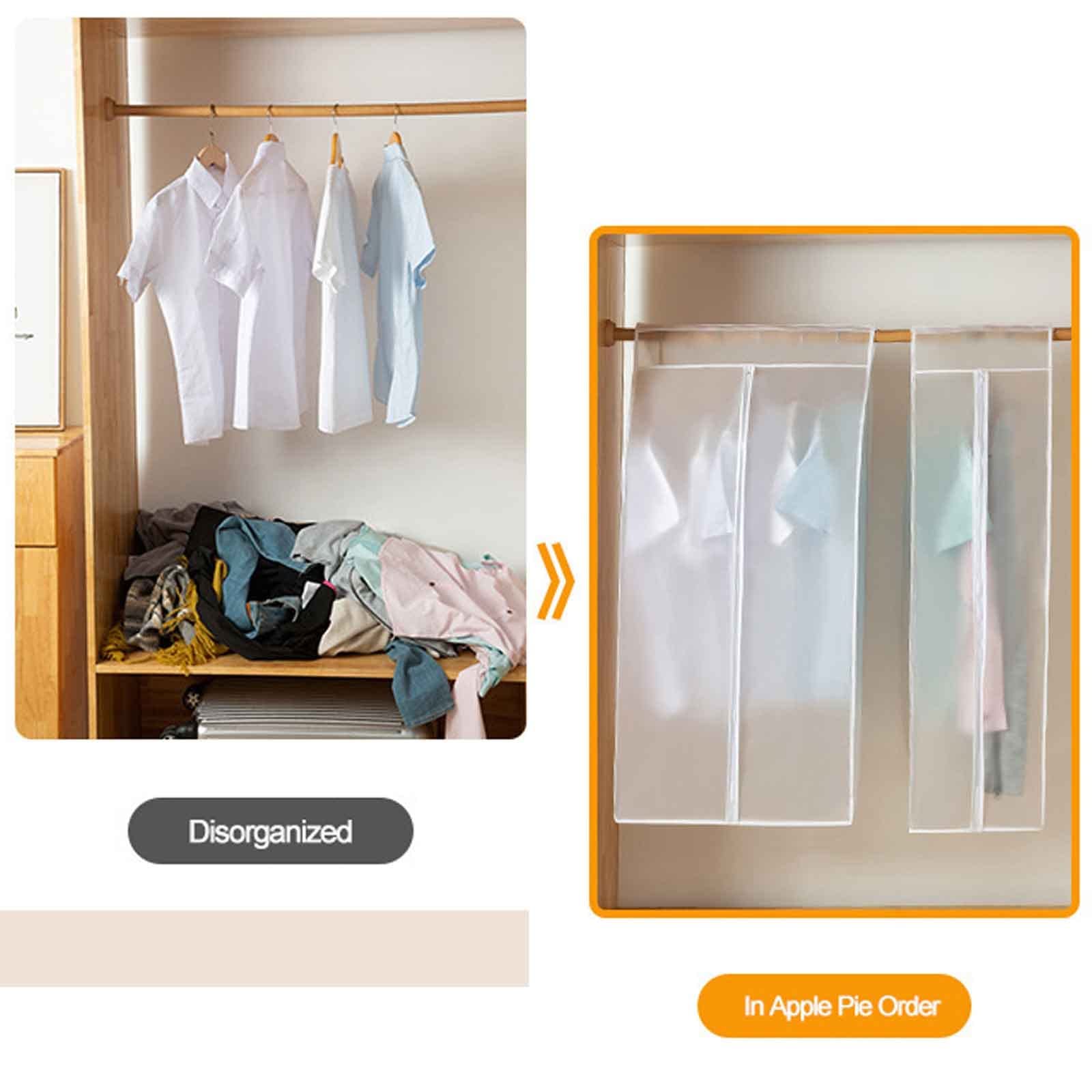 Housse de Protection Transparente en PEVA pour Portant à vêtements (60 x 50 x 150 cm), imperméable et Anti-poussière, avec Fermeture éclair Housse de Protection Transparente en PEVA pour Portant à vêtements (60 x 50 x 150 cm), imperméable et Anti-poussière, avec Fermeture éclair