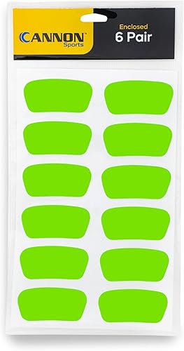Miniatura 2 de Cannon Sports Calcomanías negras para fútbol americano, béisbol y lacrosse, para jóvenes y adultos