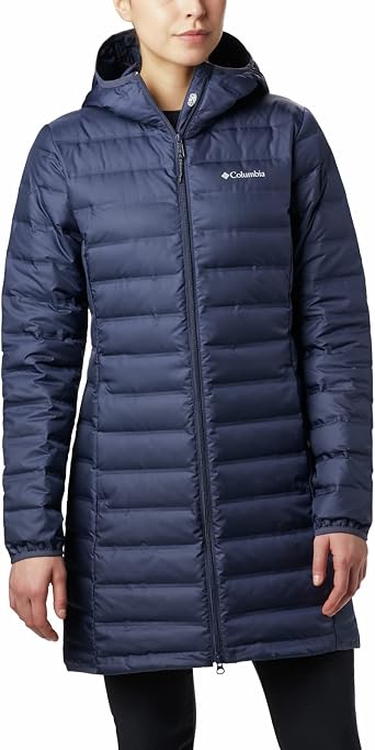 Columbia Womens Lake 22 Down Long Hooded Jacket