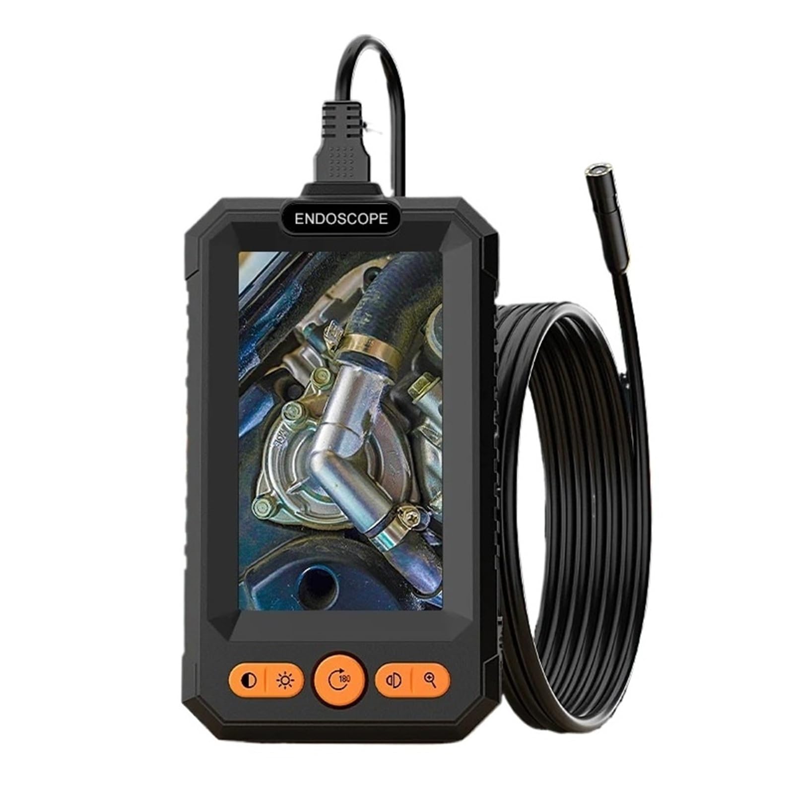 Telecamera for endoscopio industriale con schermo IPS da 4,3 '', USB 1080P 8MM USB 2M-100M, 8LED Alta definizione(100M)
