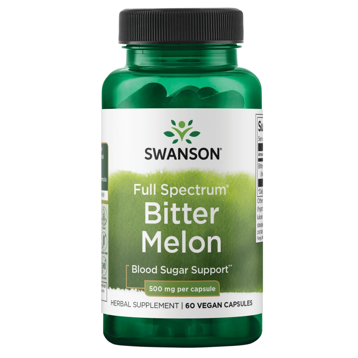 SwansonFull-Spect Bitter Melon 500Mg 60 Capsules