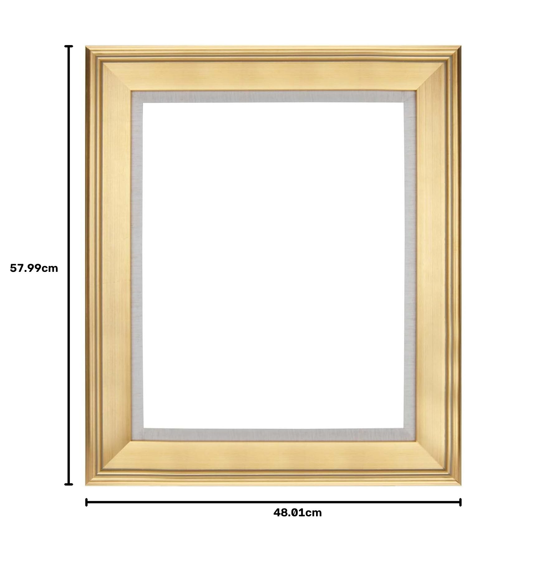 Creative Mark Plein Air - Cornice portafoto in legno con fodera in lino, 40,6 x 50,8 cm