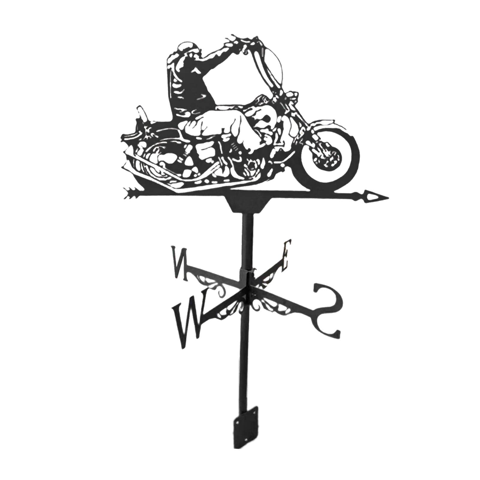 Statua di Animale con Banderuola Segnavento in, Pratica Scena di Fattoria, Giardino per Esterni, Artigianato Professionale, Motociclo
