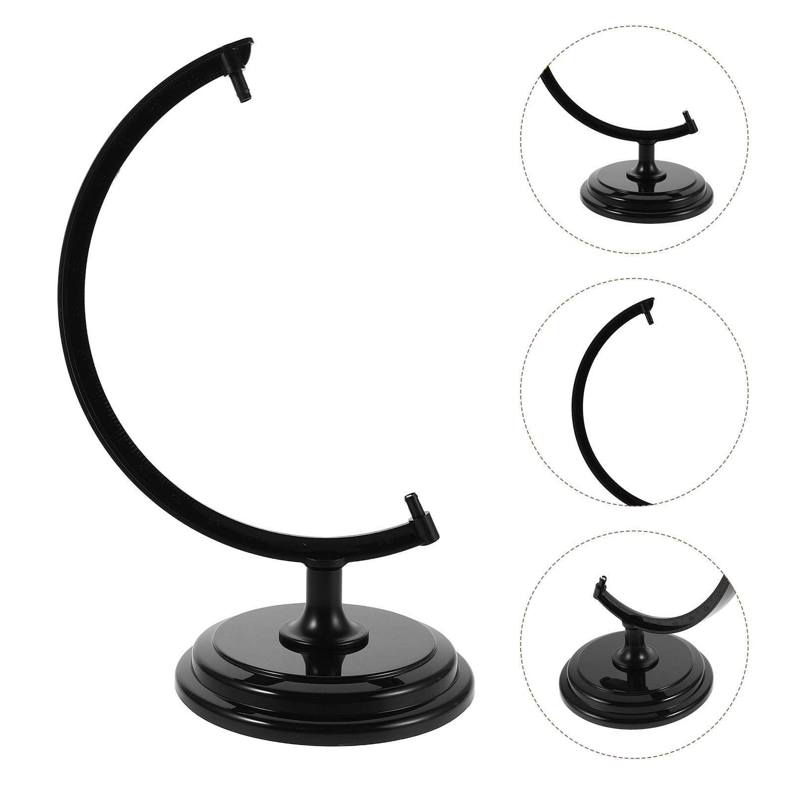Housoutil Support de Globe Terrestre Rotatif de 30 CM Socle de Remplacement, Base Anti-Inclinaison pour Salle de Classe et Bureau à Domicile